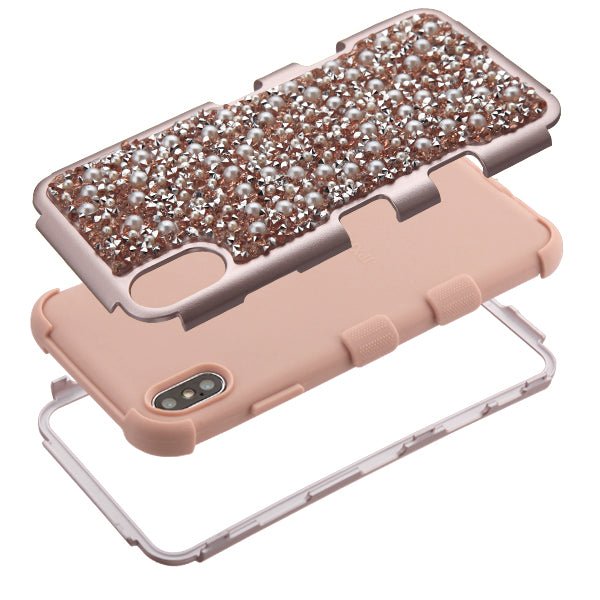 MyBat TUFF Krystal Hybrid Protector Cover [Military - Grade Certified] for Apple iPhone XS MaxiPhone XS Max