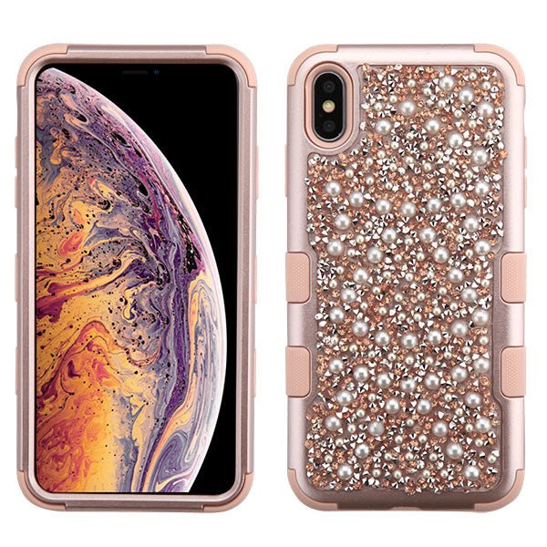 MyBat TUFF Krystal Hybrid Protector Cover [Military - Grade Certified] for Apple iPhone XS MaxiPhone XS Max