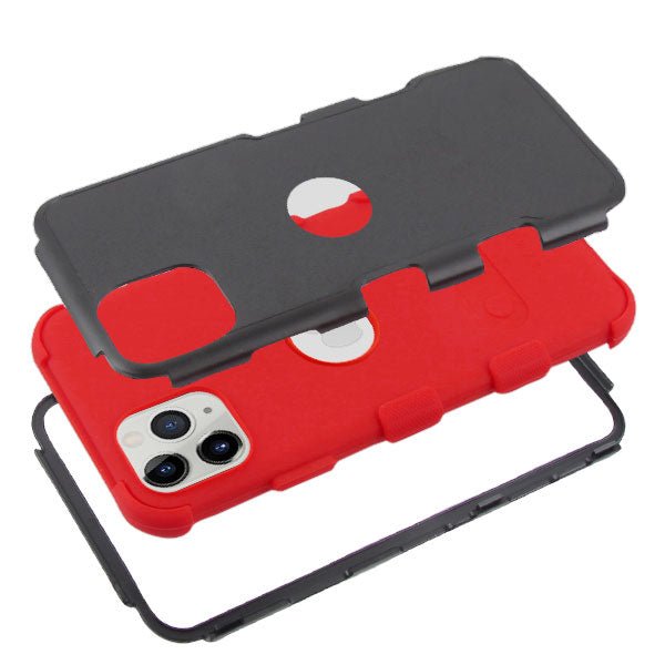 MyBat TUFF Series Case for Apple iPhone 11 Pro - Natural Black / RedMyBat Pro