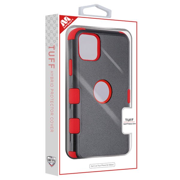 MyBat TUFF Series Case for Apple iPhone 11 Pro - Natural Black / RedMyBat Pro