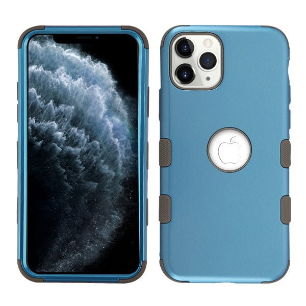 MyBat TUFF Hybrid Protector Cover [Military-Grade Certified] for Apple iPhone 11 Pro - Cobalt / Mocha
