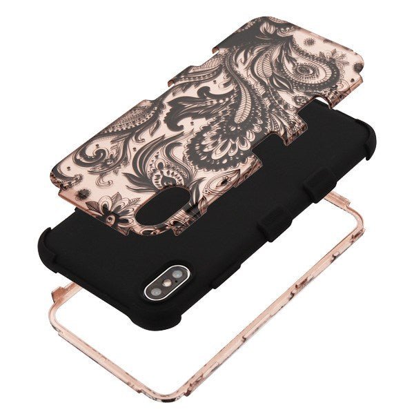 MyBat TUFF Series Case for Apple iPhone XS Max - Phoenix Flower