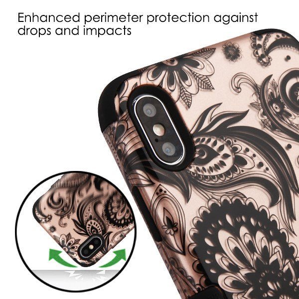 MyBat TUFF Series Case for Apple iPhone XS Max - Phoenix Flower