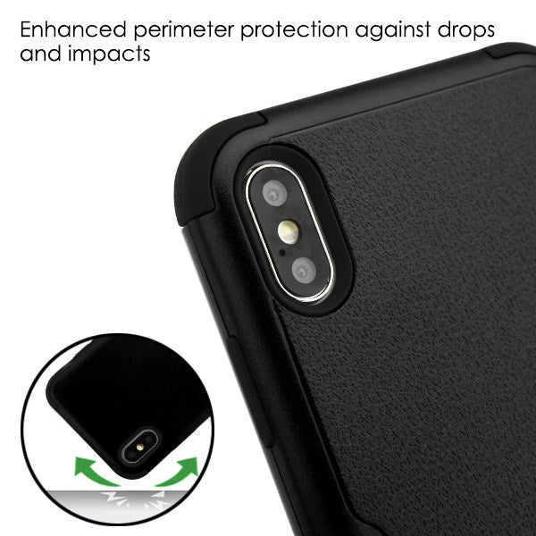 MyBat TUFF Series Case (with Magnetic Metal Stand) for Apple iPhone XS Max