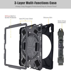 MyBat TurnTablet Xtra Grip Series - iPad 10.9 (2022) - Black / Black