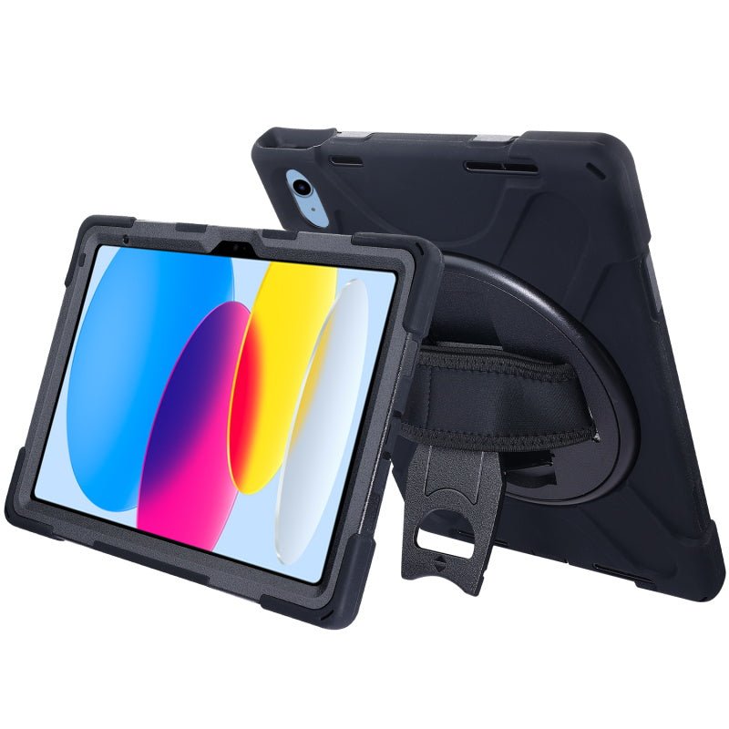MyBat TurnTablet Xtra Grip Series - iPad 10.9 (2022) - Black / Black