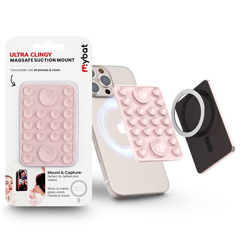MyBat Ultra Clingy MagSafe Suction Phone Mount – PinkMybat Pro