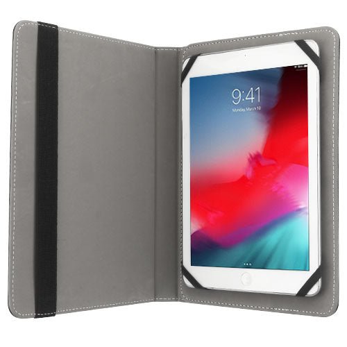 MyBat Universal Tablet MyJacket for 7 ~ 8 Inch Tablets for Apple iPad mini (A1432,A1454,A1455) Samsung P200 (Galaxy Tab A 8.0 (2019) with S Pen) Amazon Fire HD 8 (2020)/Fire HD 8 Plus (2020) - BlackMyBat Pro