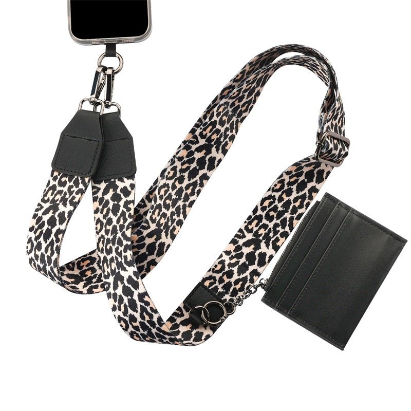 MyBat Wild Thing Adorn Series Crossbody Phone Strap + Wallet - Leopard PrintMybat Pro