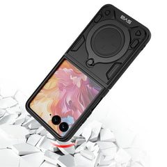 SYB Anti - Drop Hybrid Protector Case (with Ring Stand) for Motorola razr plus (2024) / razr Plus (2025) - BlackMotorola razr plus