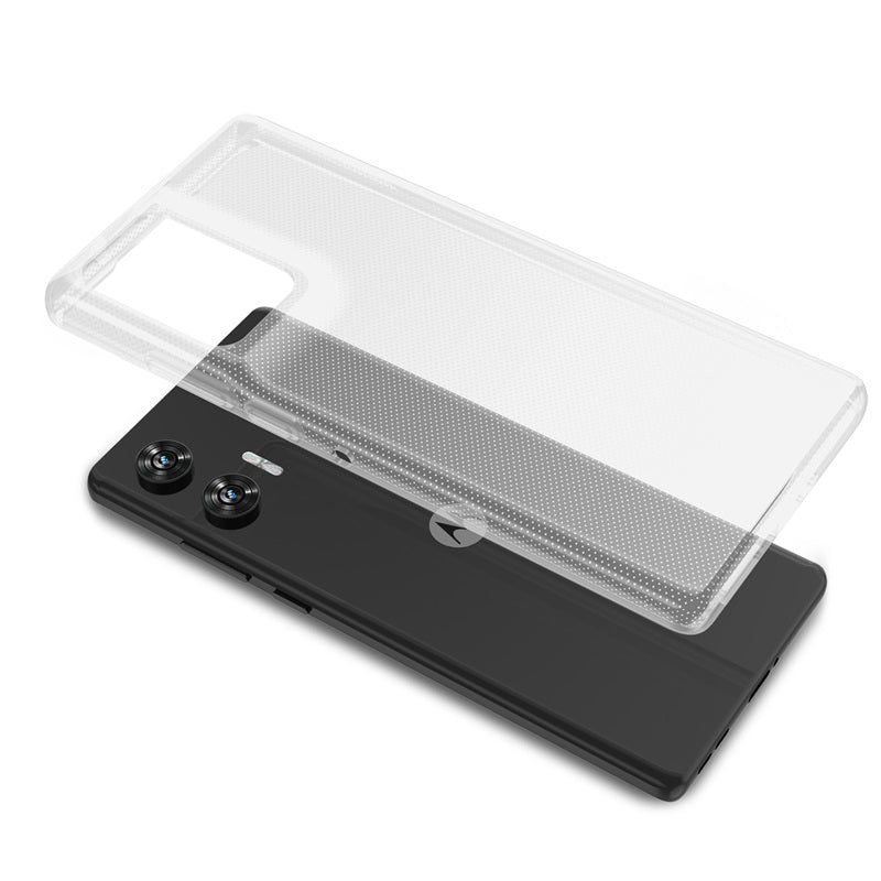 SYB Candy Skin Cover for Motorola Edge 50 Fusion - Glossy Transparent ClearMotorola Edge 50 Fusion