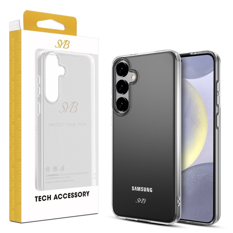 SYB Candy Skin Cover for Samsung Galaxy S24 Plus - Glossy Transparent ClearGalaxy S24+