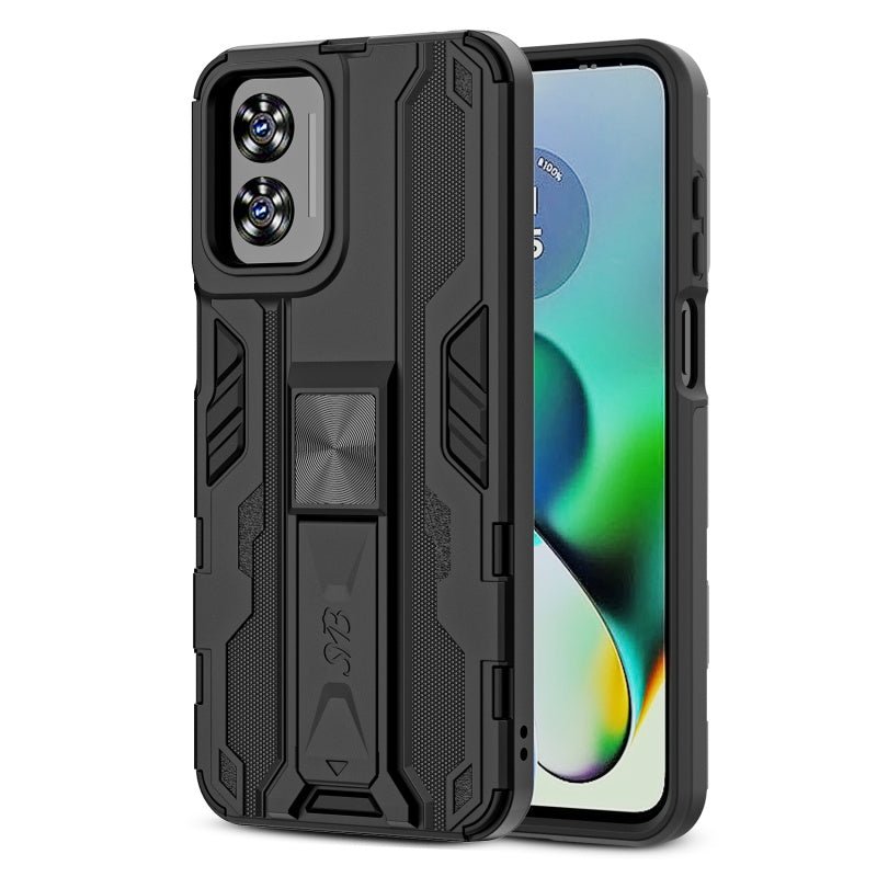 Mmoto G Play 2024 Case with Kickstand -Rugged