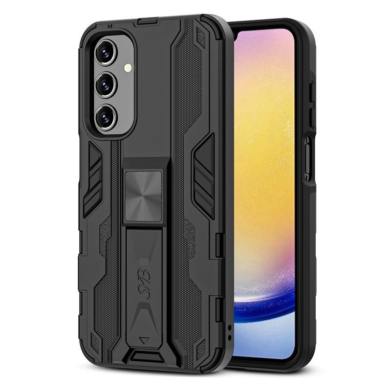 SYB Reflex Series Case with Kickstand for Samsung Galaxy A25 5G - Black /  Galaxy A25 5G