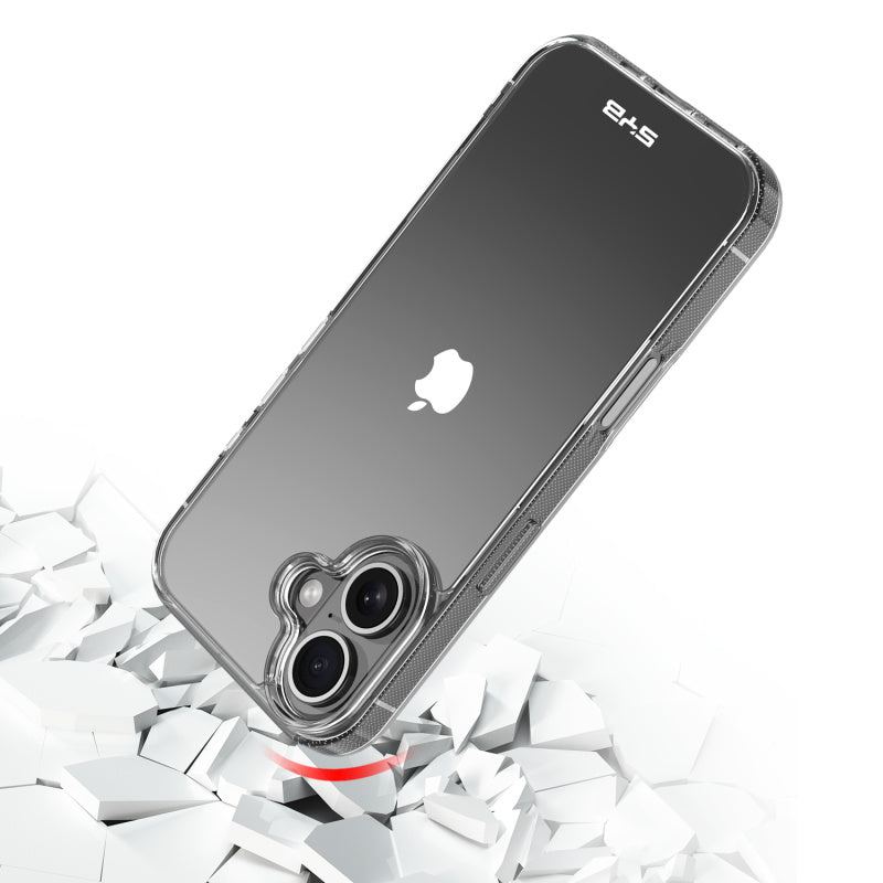 SYB Sturdy Gummy Cover for Apple iPhone 16 - Highly Transparent Clear / Transparent CleariPhone 16