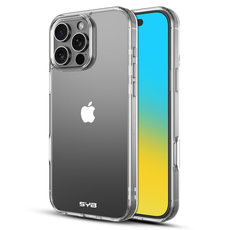 SYB Sturdy Gummy Cover for Apple iPhone 16 Pro - Highly Transparent Clear / Transparent CleariPhone 16 Pro