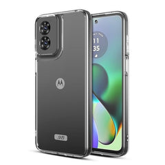 SYB Sturdy Gummy Cover for Motorola Moto G Play 4G (2024) - Highly Transparent Clear / Transparent ClearMoto G Play 4G 2024