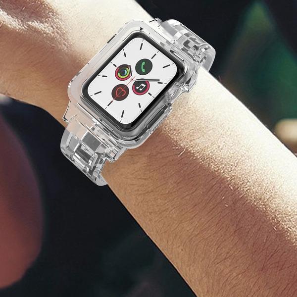 Sheer Clear Series Watchband and CaseApple