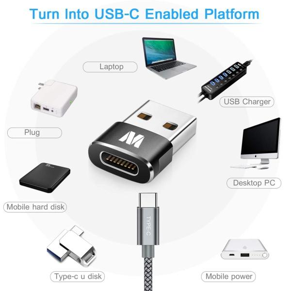 USB - C Female to USB - A Male AdapterMyBat