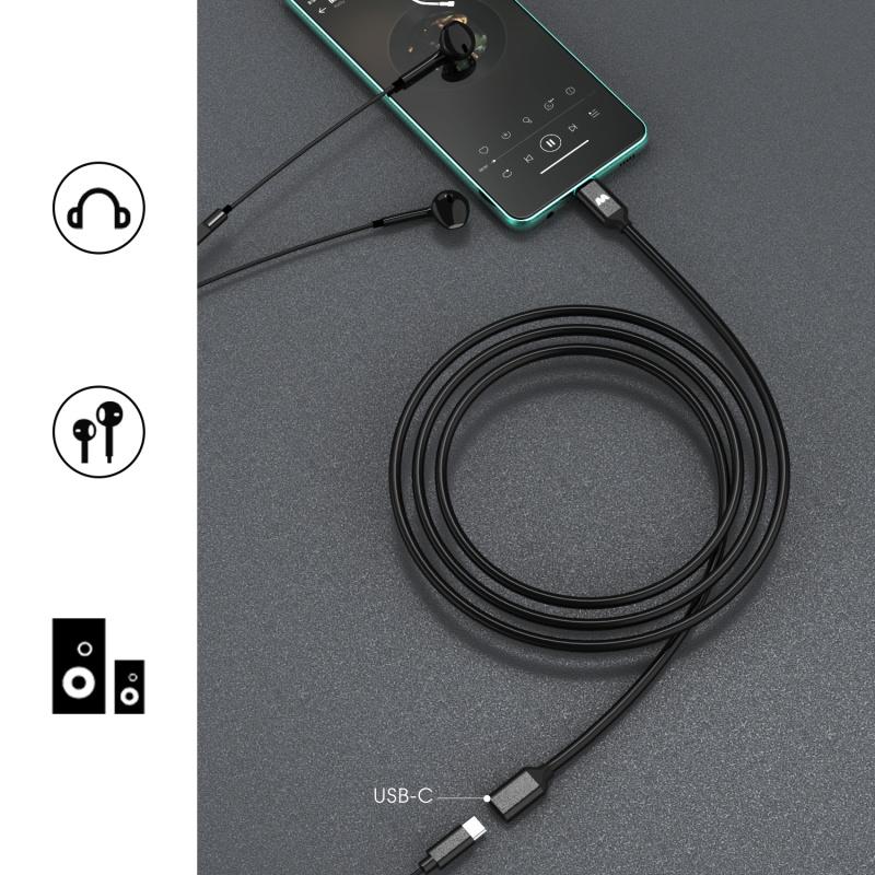 USB - C Male to USB - C Female Adapter Extension Cable (5FT)MyBat