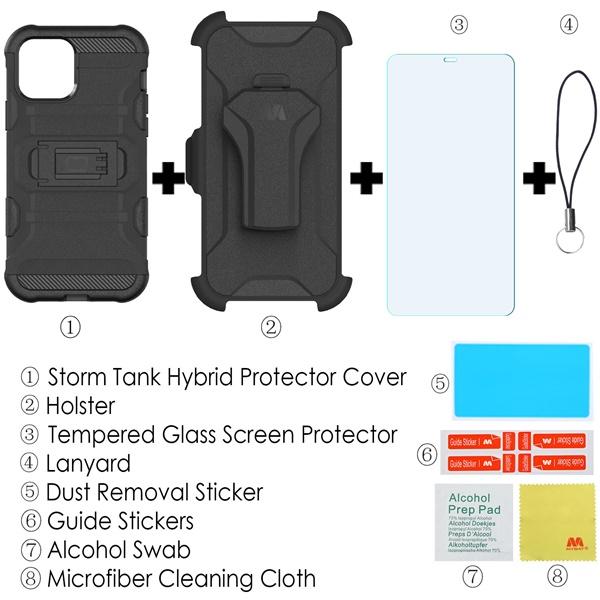 Mybat Pro 3 - In - 1 Storm Tank Series Combo Case For iPhone 12 MiniiPhone 12 Mini