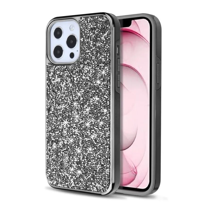 iPhone 13 Pro Cases - MyBat Encrusted Rhinestones Hybrid Case for Apple iPhone 13 Pro iPhone 13 Pro Cases - MyBat Encrusted Rhinestones Hybrid Case for Apple iPhone 13 Pro