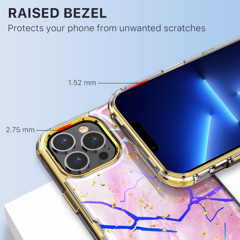 MyBat Pro Tuff Kleer Marble Series Case For iPhone 13 Pro MaxiPhone 13 Pro Max