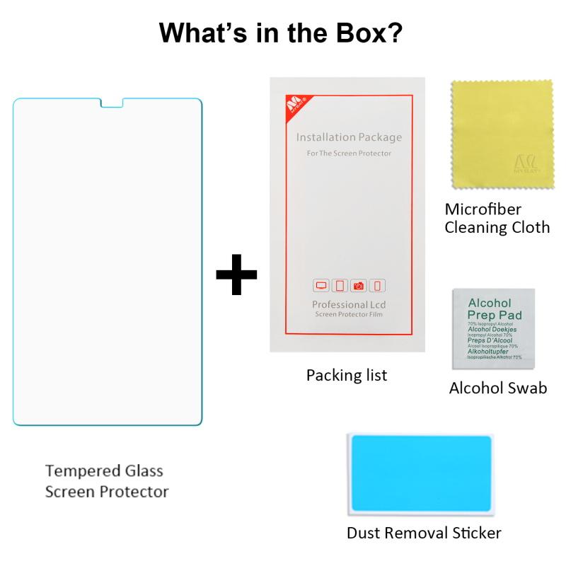 Full Coverage Tempered Glass Tablet Screen ProtectorGalaxy Tab A7 Lite