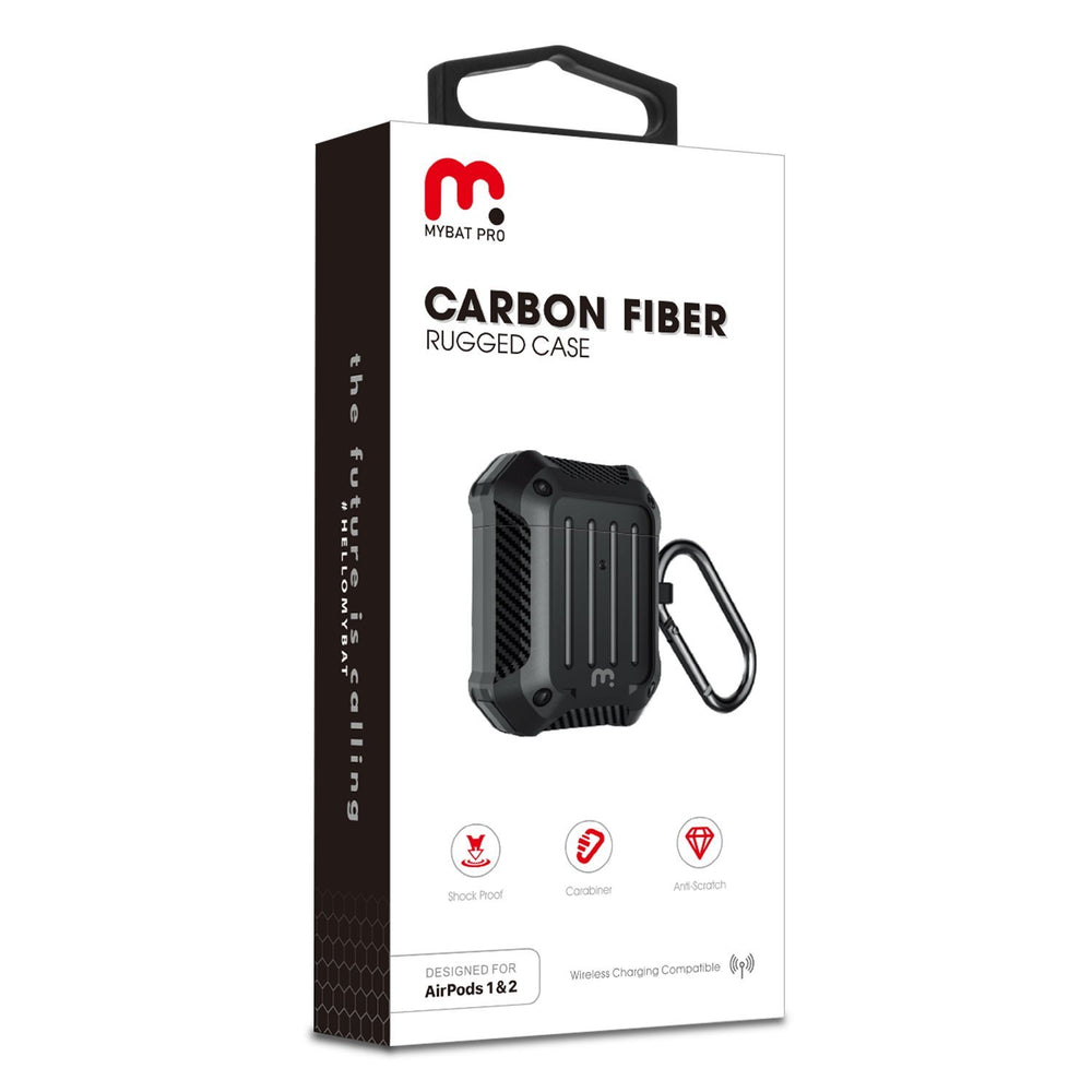 Mybat Pro Carbon Fiber Series Case For AirPods 1 / 2AirPods 1 / 2