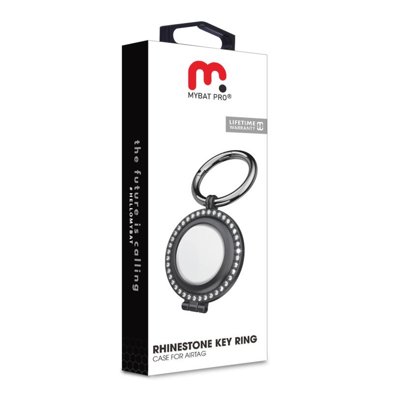 Rhinestone Key Ring CaseApple