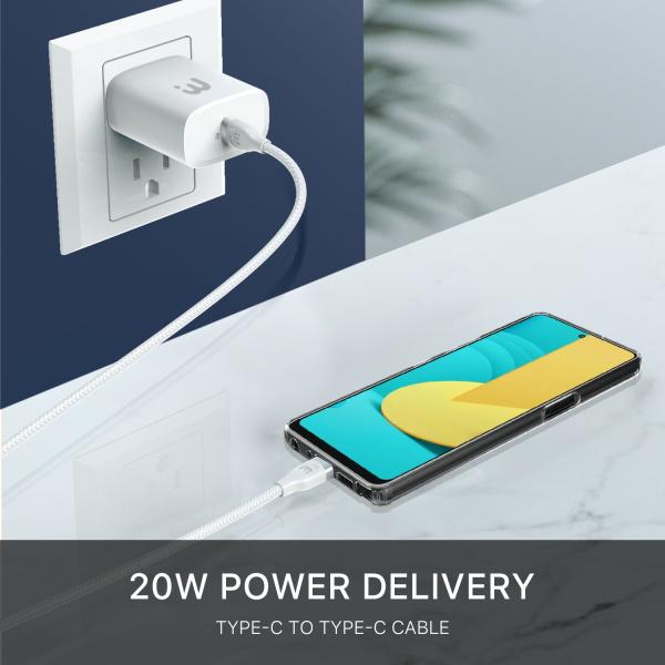 2 - In - 1 Fast Charging USB - C Wall Charger with 4FT USB - C CableMyBat Pro
