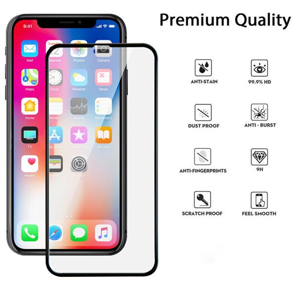 Full Coverage Tempered Glass Screen ProtectoriPhone 11 Pro/XS/X