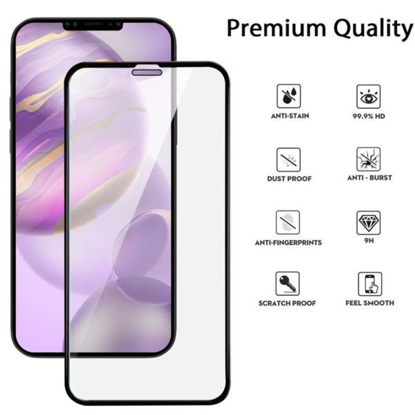 Full Coverage Tempered Glass Screen ProtectoriPhone 12 Pro Max