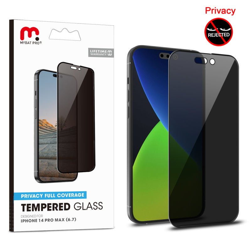 Privacy Full Coverage Tempered Glass Screen ProtectoriPhone 14 Pro Max