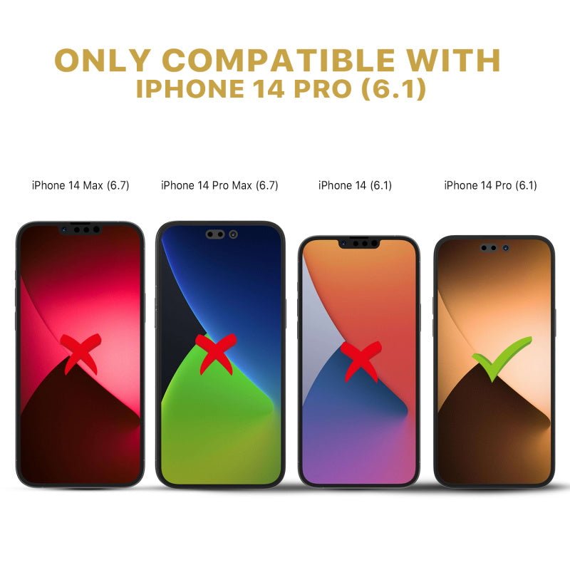Privacy Full Coverage Tempered Glass Screen ProtectoriPhone 14 Pro