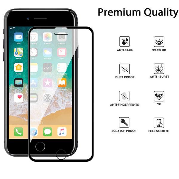 Full Coverage Tempered Glass Screen ProtectoriPhone 8/7/6s/6 Plus