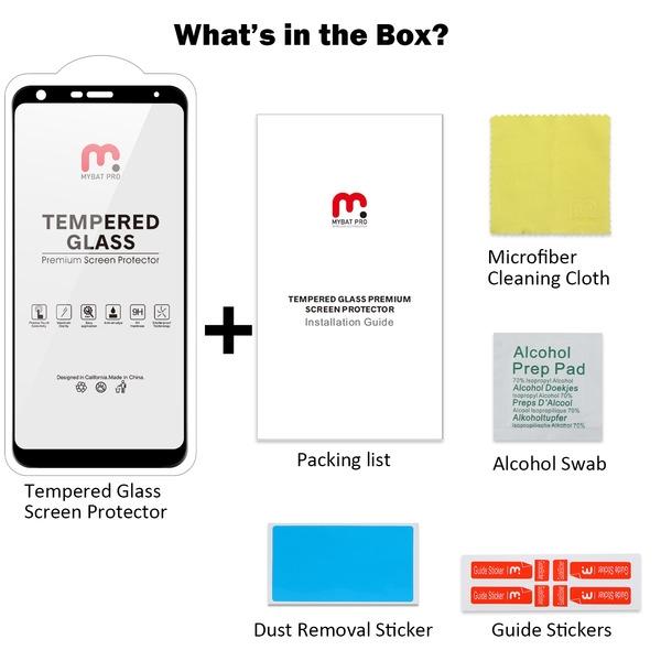 Full Coverage Tempered Glass Screen ProtectorStylo 5