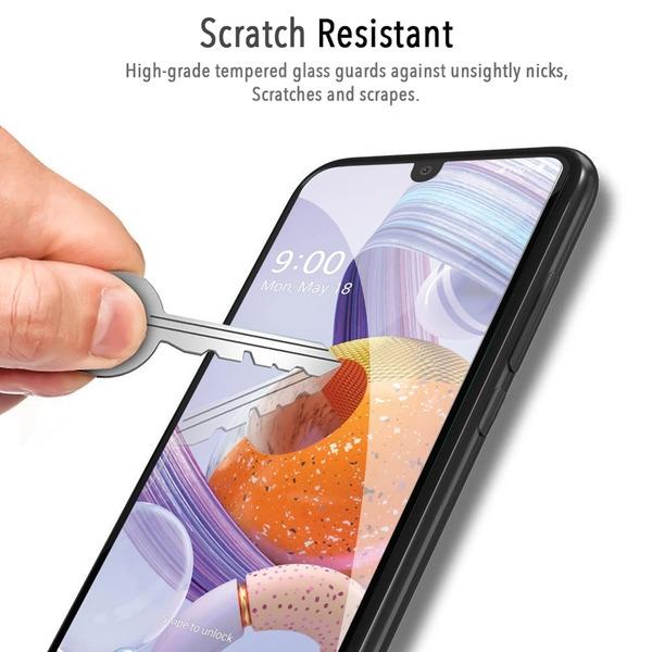 Full Coverage Tempered Glass Screen ProtectorStylo 6