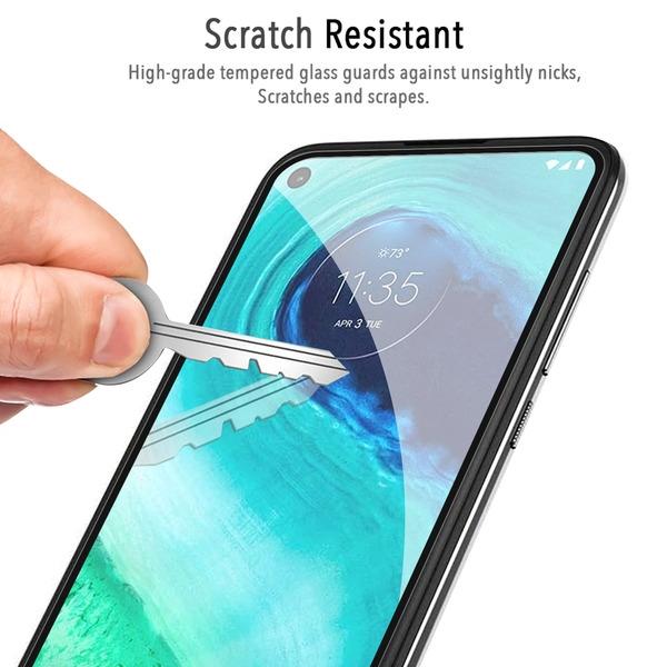 Full Coverage Tempered Glass Screen ProtectorMoto G Fast