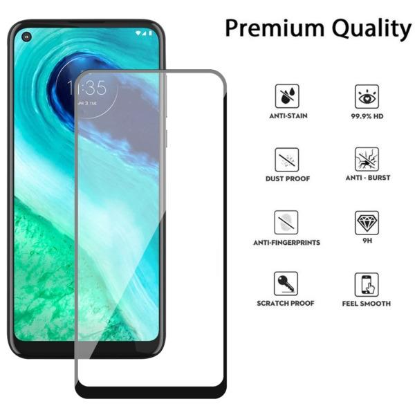 Full Coverage Tempered Glass Screen ProtectorMoto G Fast