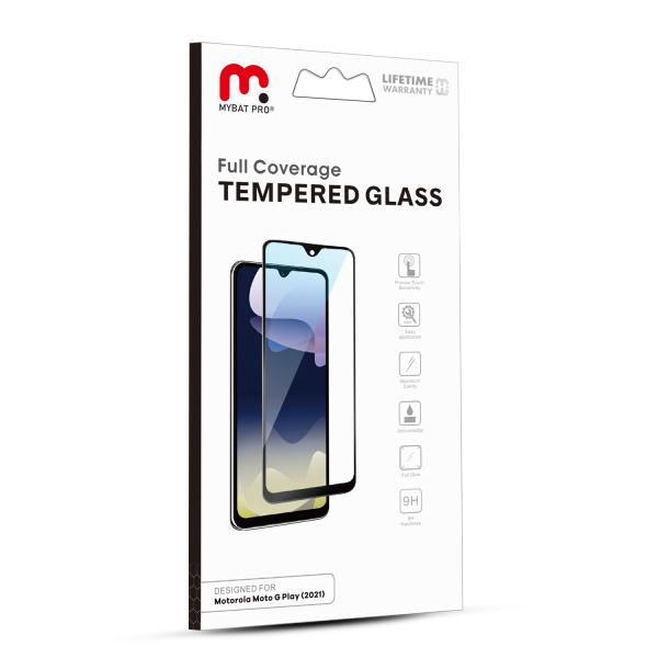 Full Coverage Tempered Glass Screen ProtectorMoto G Play 2021
