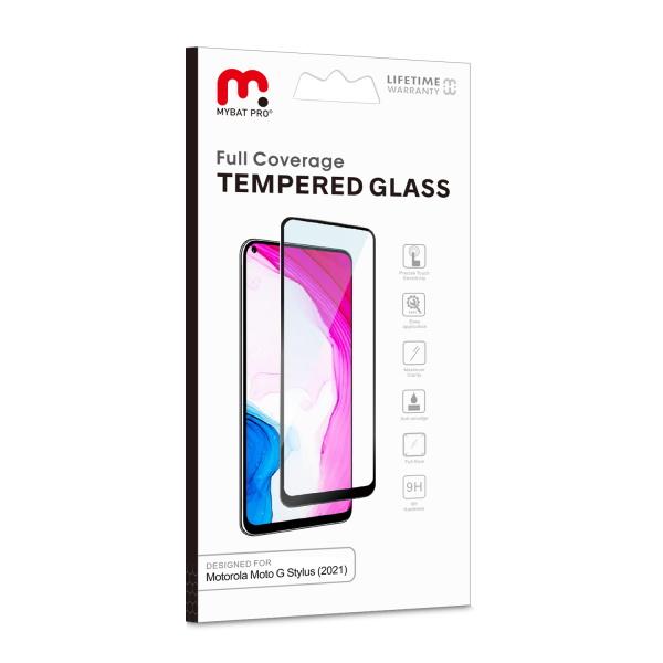 Full Coverage Tempered Glass Screen ProtectorMoto G Stylus 5G 2021