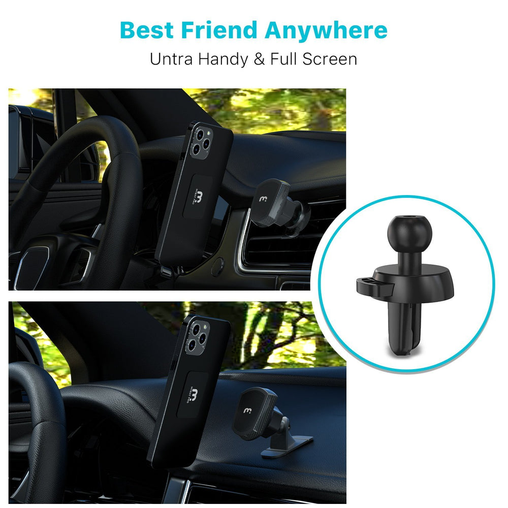 3 - in - 1 Magnetic Phone Car MountMyBat Pro