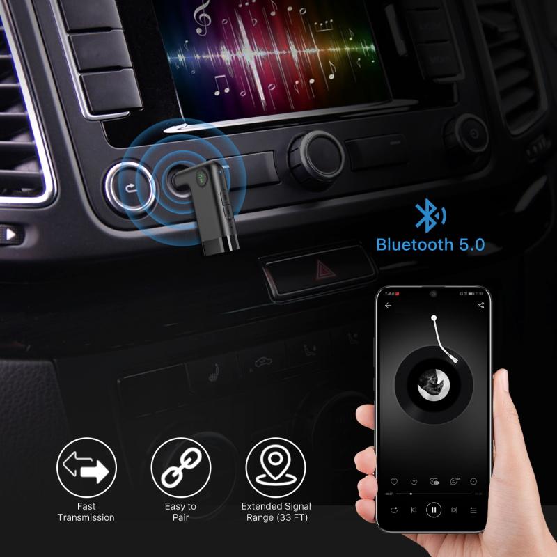 Car Aux Bluetooth ReceiverMyBat Pro