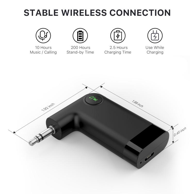 Car Aux Bluetooth ReceiverMyBat Pro