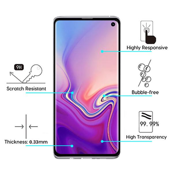 Full Coverage Tempered Glass Screen ProtectorGalaxy S10e