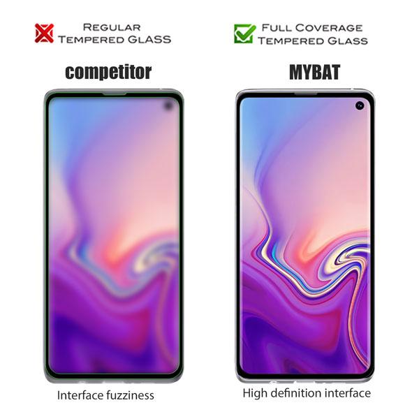 Full Coverage Tempered Glass Screen ProtectorGalaxy S10e