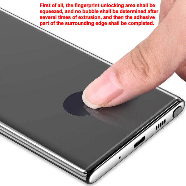 Full Coverage Tempered Glass Screen ProtectorGalaxy S10