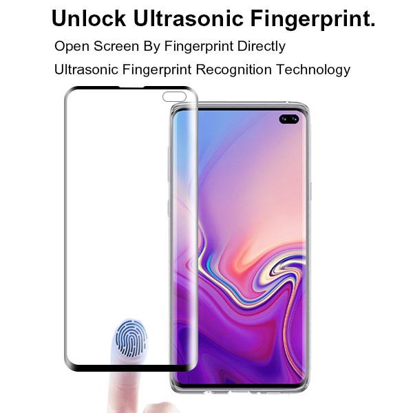 Full Coverage Tempered Glass Screen ProtectorGalaxy S10+