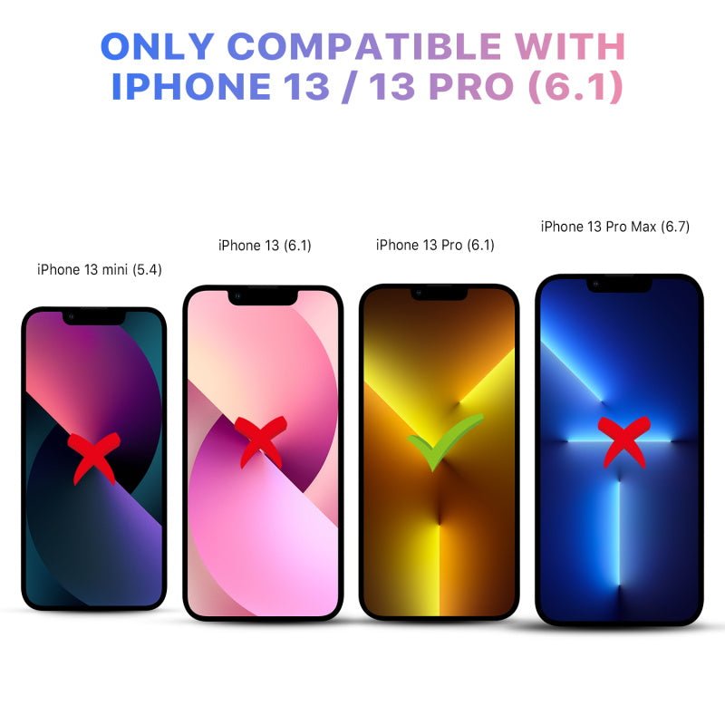 MyBat Pro Full Coverage Privacy Tempered Glass Screen Protector for iPhone 14, 13 Pro, 13MyBat Pro